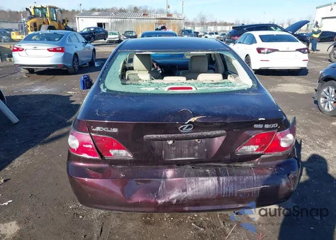 2003 Lexus Es 300 из США, поврежденный, VIN JTHBF30G730134738